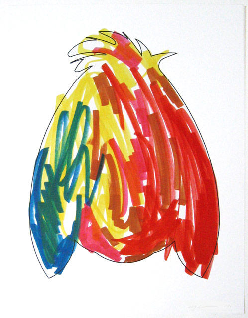 JEFF KOONS "DONKEY" S/N LITHOGRAPH  27x22"