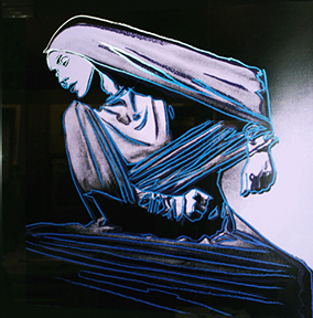 ANDY WARHOL "LAMENTATION" SCREENPRINT 35" X  35"