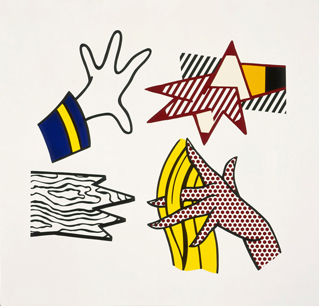 Artist Signatures on Artist  Roy Lichtenstein