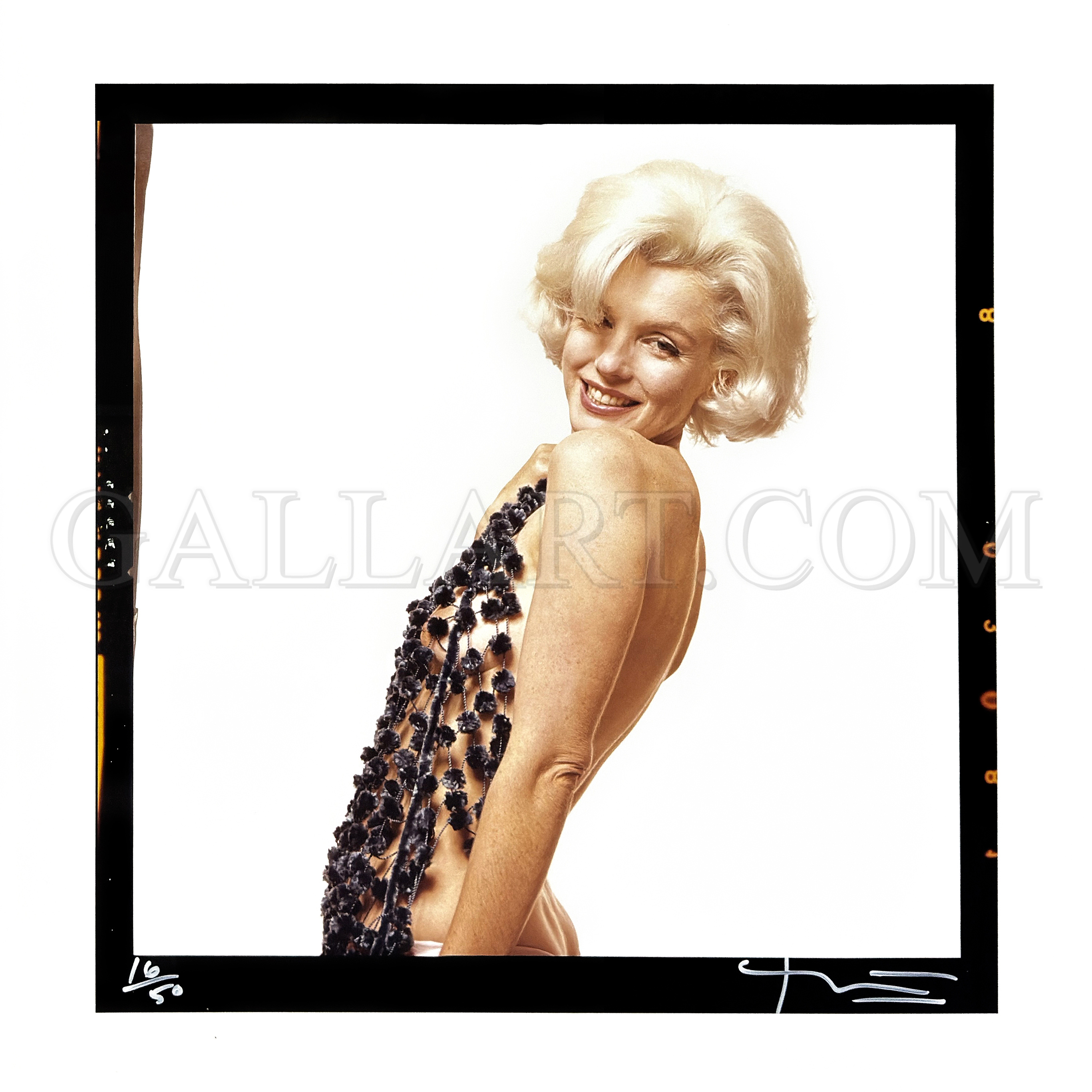  Bert Stern - The Last Sitting: Marilyn Monroe With Chenille Scarf