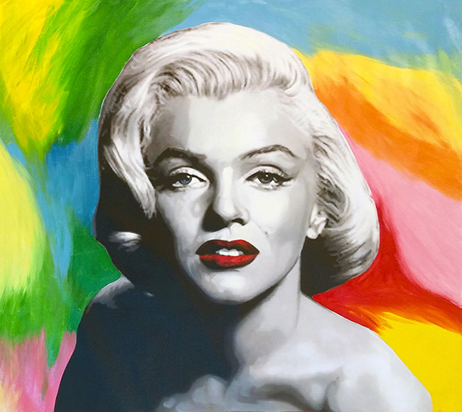 Steve Kaufman - Marilyn- Glamour