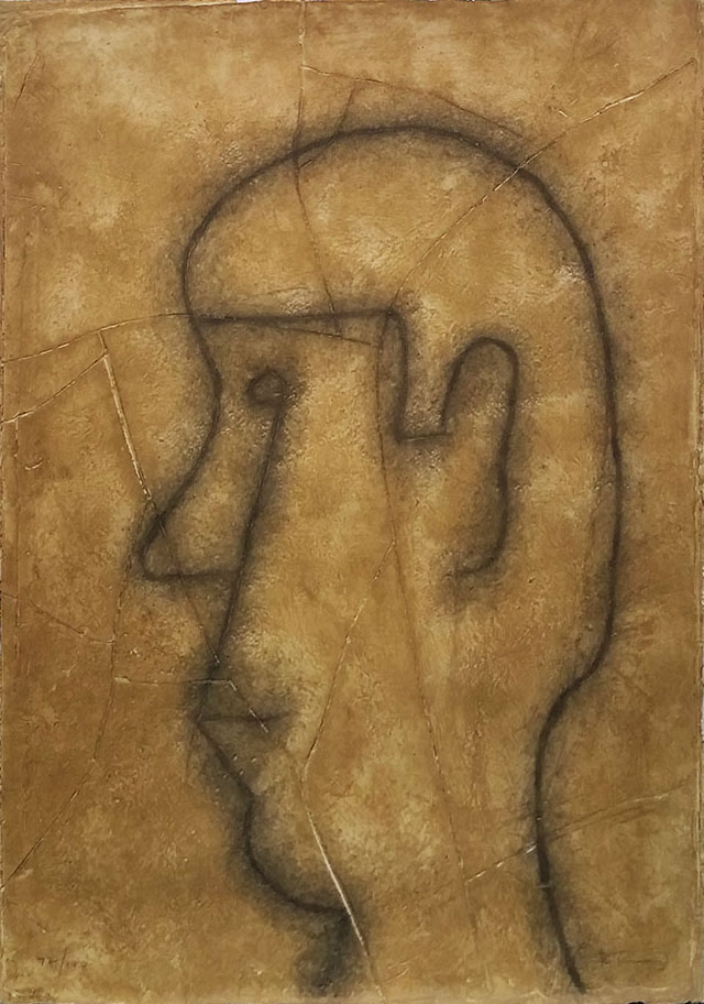  Rufino Tamayo - Perfil Sobre Estuco