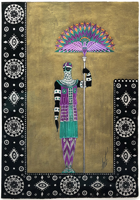 Erte - La Princesse Lointaine: Porteurs D' Eventails