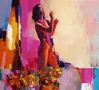NICOLA SIMBARI  "PINK INTERIOR"  OIL/CANVAS  41" X 54"