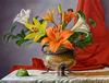ELLERY GUTIERREZ - Lilies in a Bronze vase
