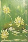 CRAIG BIORN - Three Yellow Abstract Flowers 