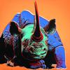 WARHOL, ANDY - ENDANGERED SPECIES: BLACK RHINOCEROS II.301