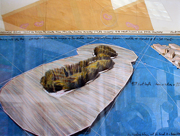 CHRISTO & JEANNE CLAUDE SURROUNDED ISLANDS ORIGINAL  